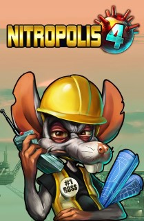 Nitropolis 4 - Nitropolis 4 is a 6 reels, 4 rows drilling slot that comes stacked with expanding reels, big symbols, Nitro Reels, Nitro Multiplier