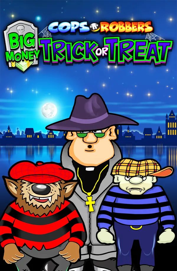 Image of Cops n Robbers Big Money Trick or Treat online slot. null