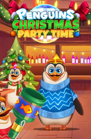 Penguins Christmas Party Time