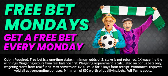 Free Bet Mondays!