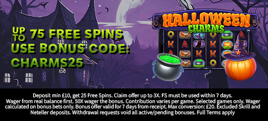 Up to 75 Free Spins