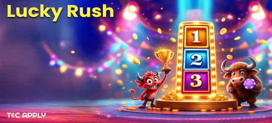 Lucky Rush. £1 Million Prize Pool.