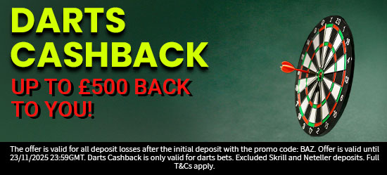 Darts Cashback