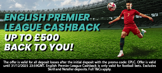 English Premier League Cashback