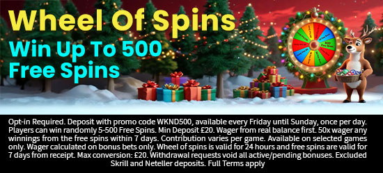 Weekend Wheel Of Spins