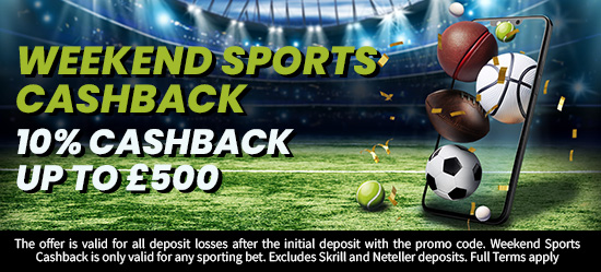 Weekend Sports Cashback