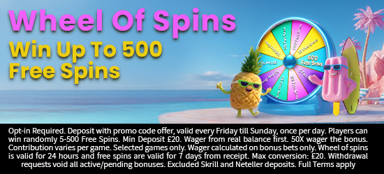 Weekend Wheel Of Spins