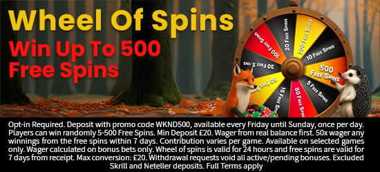 Weekend Wheel Of Spins