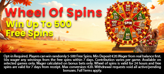 Weekend Wheel Of Spins