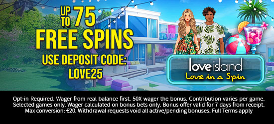 Up to 75 Free Spins