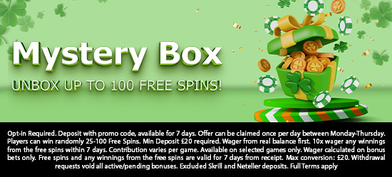 Mystery Box Seasonal Game March 2026