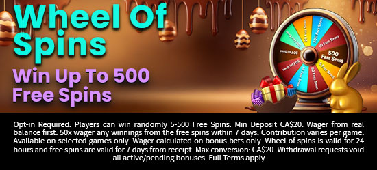 Weekend Wheel Of Spins