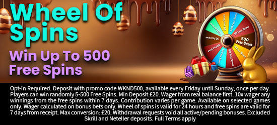 Weekend Wheel Of Spins