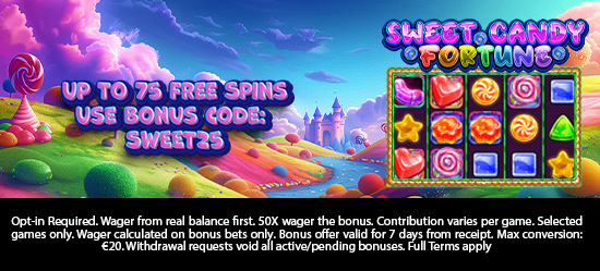 Up to 75 Free Spins
