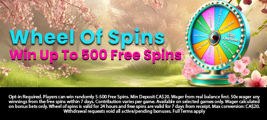 Weekend Wheel Of Spins