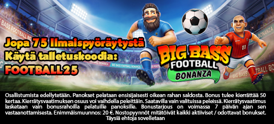 Jopa 75 Ilmaispyöräytystä