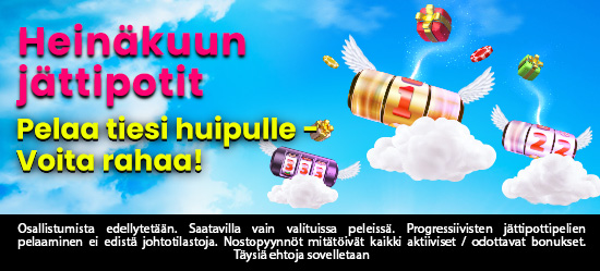 Heinäkuun jättipotit