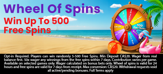 Weekend Wheel Of Spins