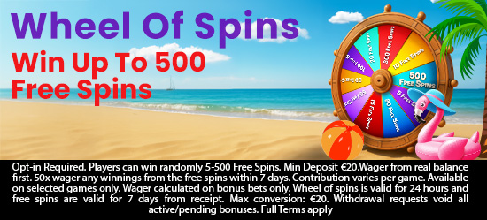 Weekend Wheel Of Spins