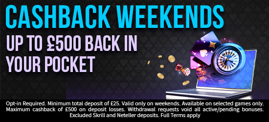 Cashback Weekends