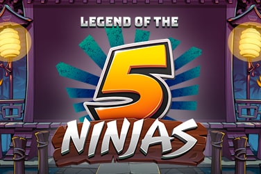 Legend Of The 5 Ninjas Slot Logo