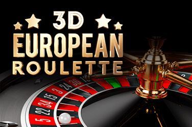 3D European Roulette Slot Logo