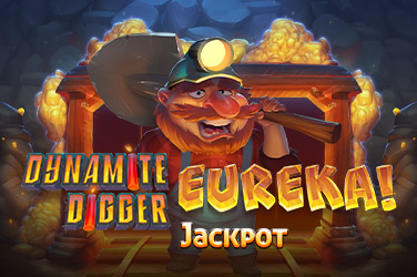 Dynamite Digger Eureka Jackpot Slot Logo