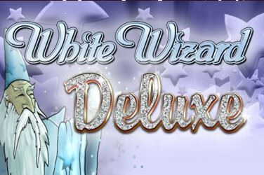 White Wizard Deluxe Slot Logo