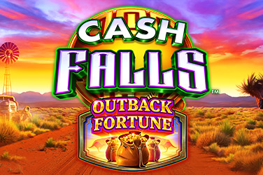 Cash Falls Outback Fortune  Slot Logo