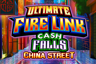 Ultimate Fire Link Cash Fall China Street Slot Logo