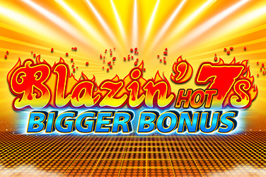 Blazin' Hot 7s Bigger Bonus  Slot Logo