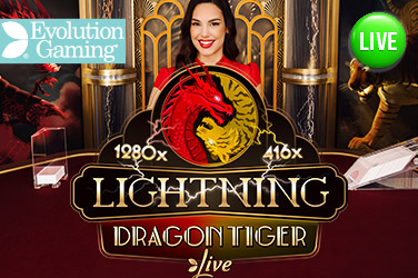 Lightning Dragon Tiger Slot Logo