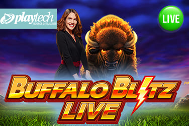 Buffalo Blitz Live Slots Slot Logo