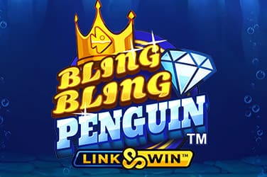 Bling Bling Penguin Slot Logo