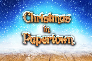Christmas in Papertown Slot Logo