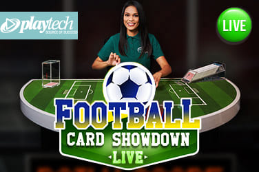 Football Card Showdown Live Slot Logo