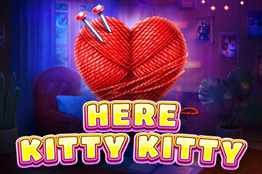 Here Kitty Kitty Slot Logo