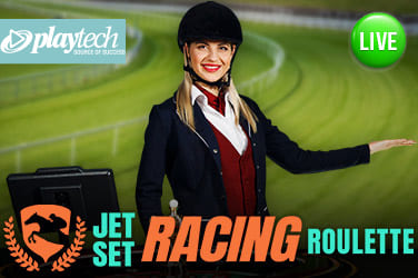 Jet Set Racing Roulette Live Slot Logo