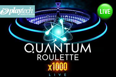 x1000 Quantum Roulette Slot Logo