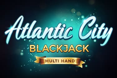 Multihand Atlantic City Blackjack Slot Logo