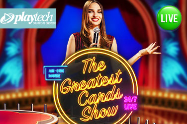 The Greatest Cards Show Live Slot Logo