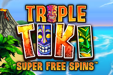 Triple Tiki Super Free Spins Slot Logo