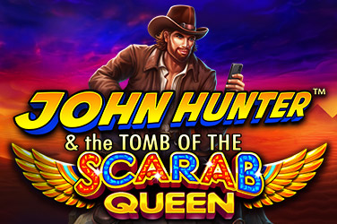 John Hunter and the Tomb of the Scarab Queen Slot Logo